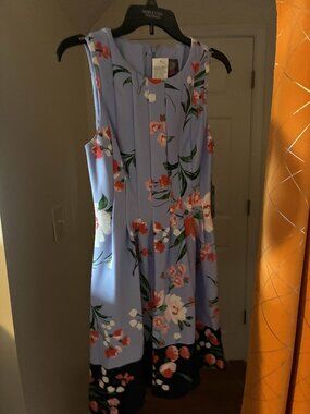 Pale Purple Floral Dress